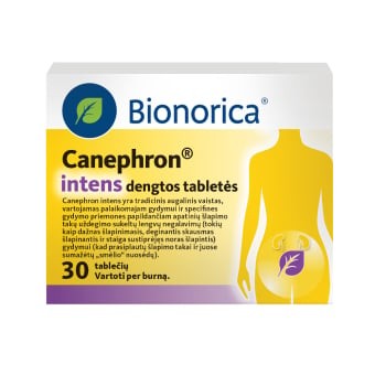 Canephron intens 36 mg/36 mg/36 mg pakuotė