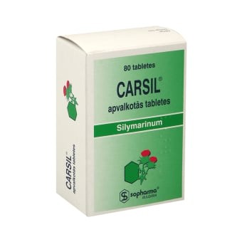 Carsil 22,5 mg pakuotė