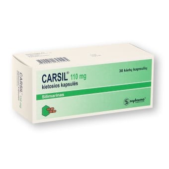 CARSIL 110 mg pakuotė