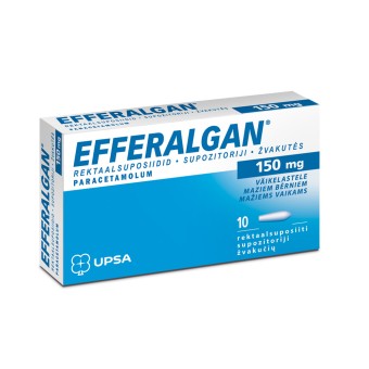 EFFERALGAN 150 mg pakuotė