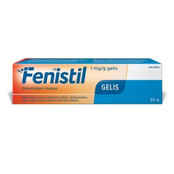 Fenistil 1 mg/g pakuotė