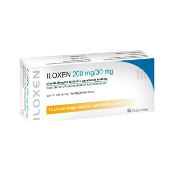 ILOXEN 200 mg/30 mg pakuotė