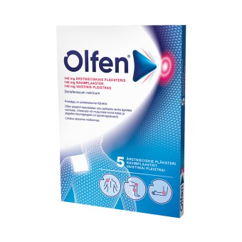 Olfen 140 mg pakuotė