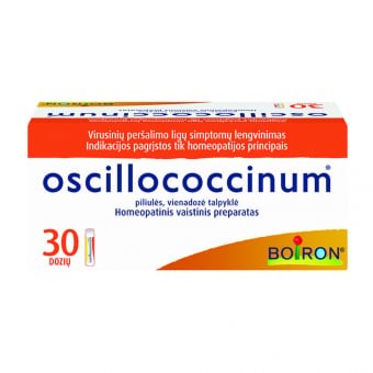 OSCILLOCOCCINUM 0,01 ml/g pakuotė