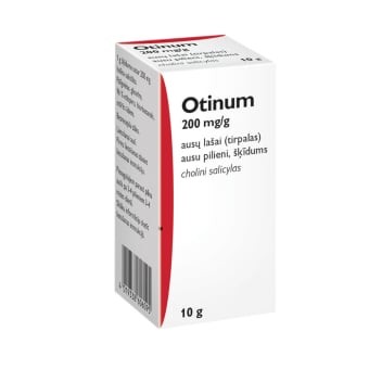 Otinum 200 mg/g pakuotė