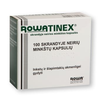 ROWATINEX 31 mg/15 mg/3 mg/4 mg/10 mg/4 mg pakuotė