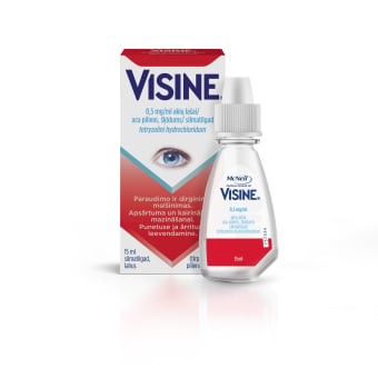 Visine 0,5 mg/ml pakuotė