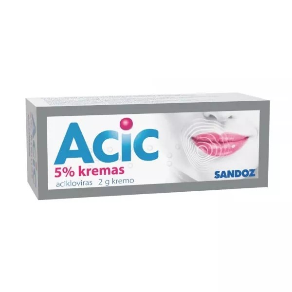 Acic 50 mg/g pakuotė