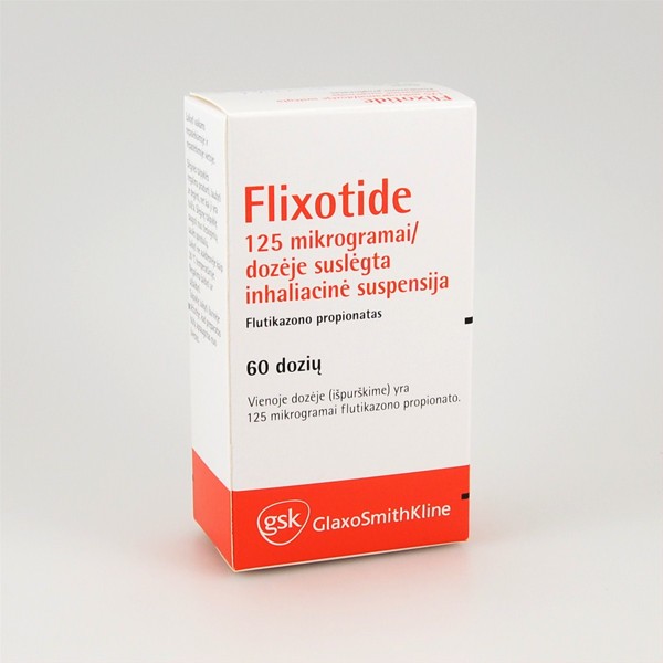 Flixotide 125 µg/dozėje