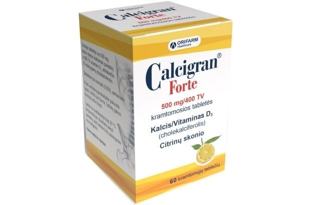 Calcigran Forte 500 mg/400 TV