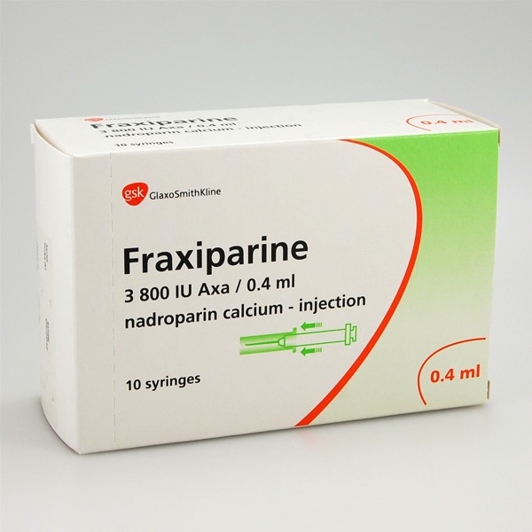 Fraxiparine 3800 anti-Xa TV/0,4 ml