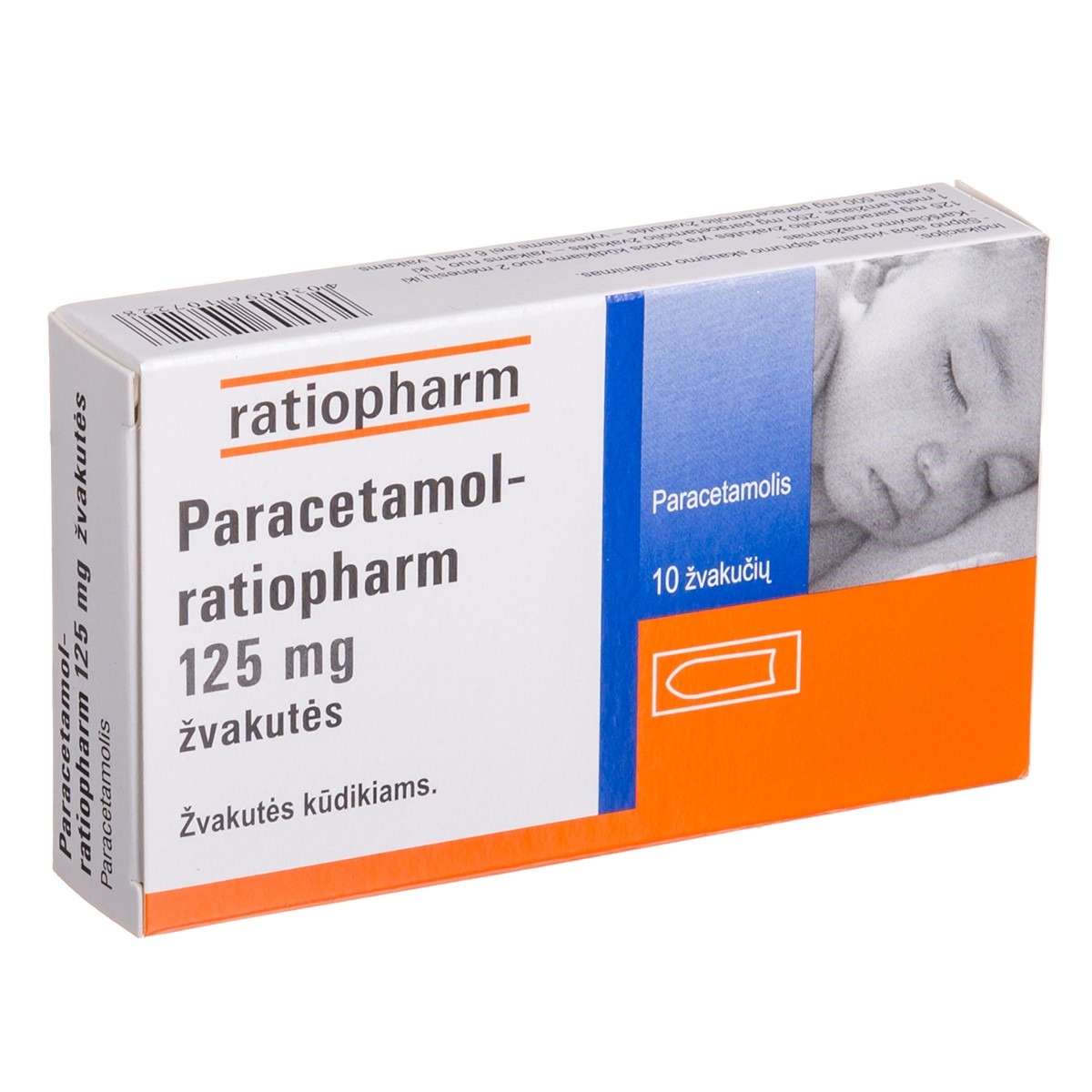 Paracetamol-ratiopharm 125 mg