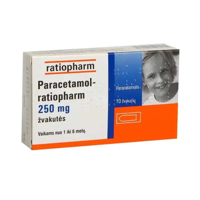 Paracetamol-ratiopharm 250 mg