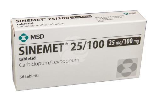 SINEMET 25 mg/100 mg