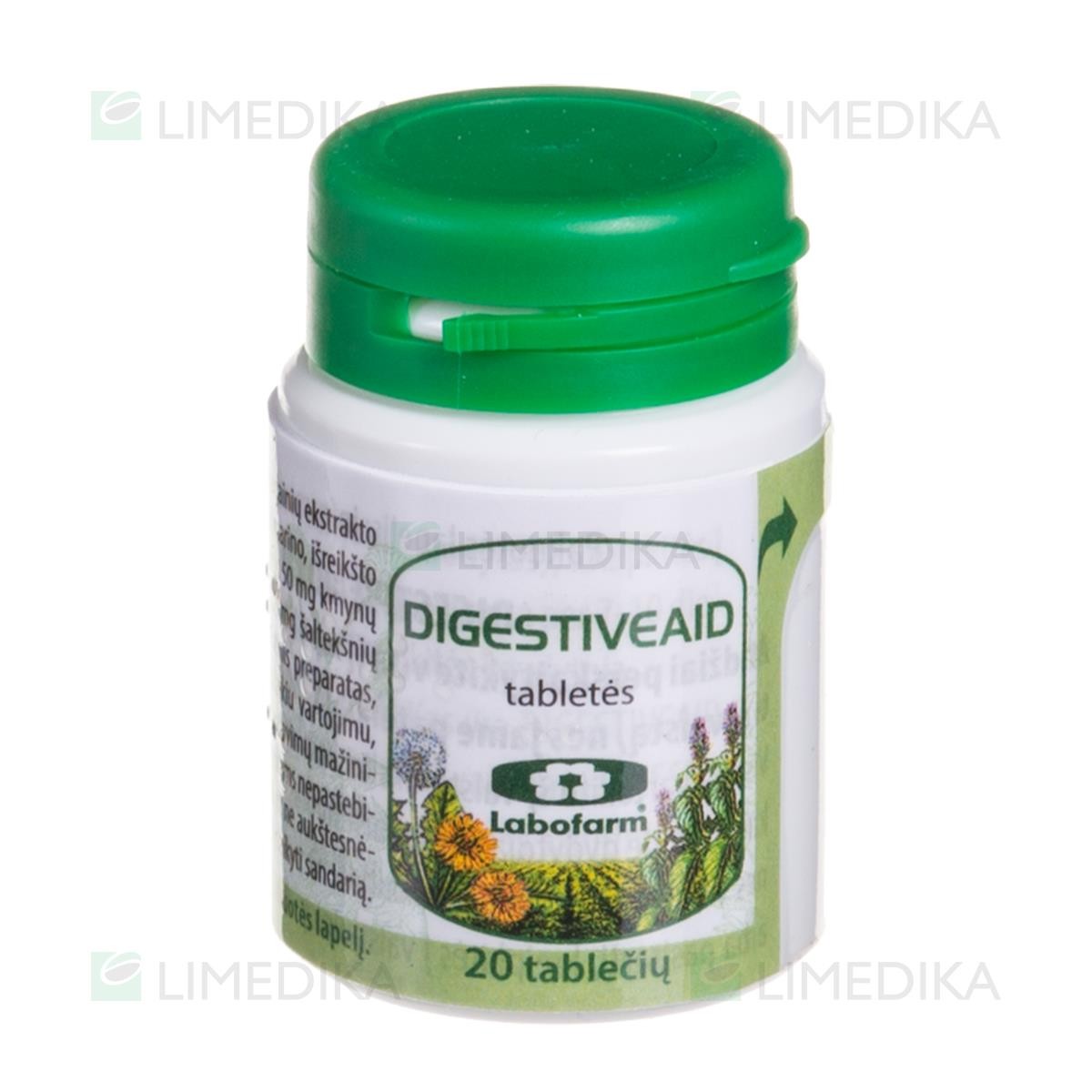 DIGESTIVEAID 7 mg/100 mg/50 mg/60 mg/60 mg