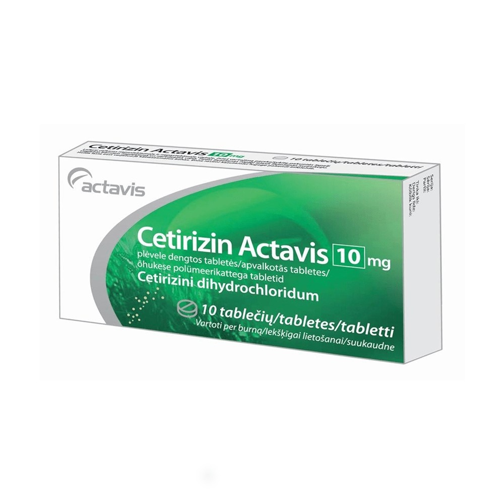 Cetirizin Actavis 10 mg