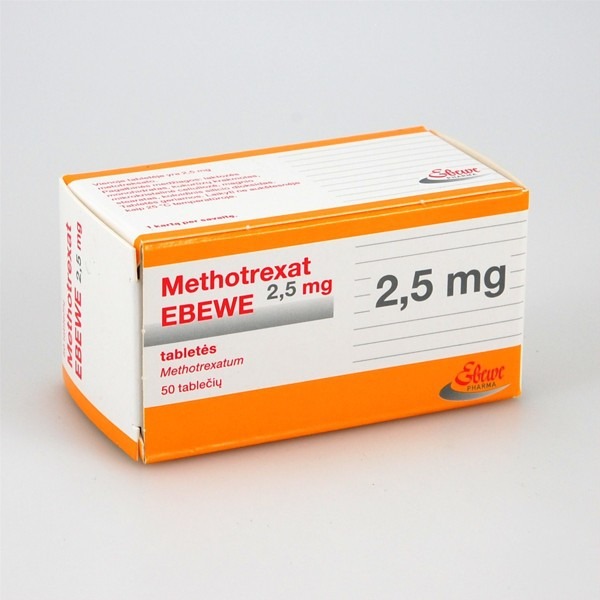 Methotrexat EBEWE 2,5 mg