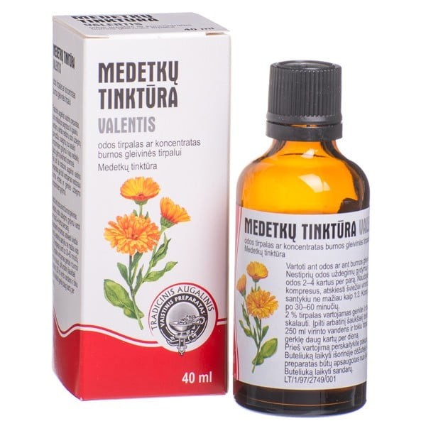 MEDETKŲ TINKTŪRA VALENTIS 1 ml/ml