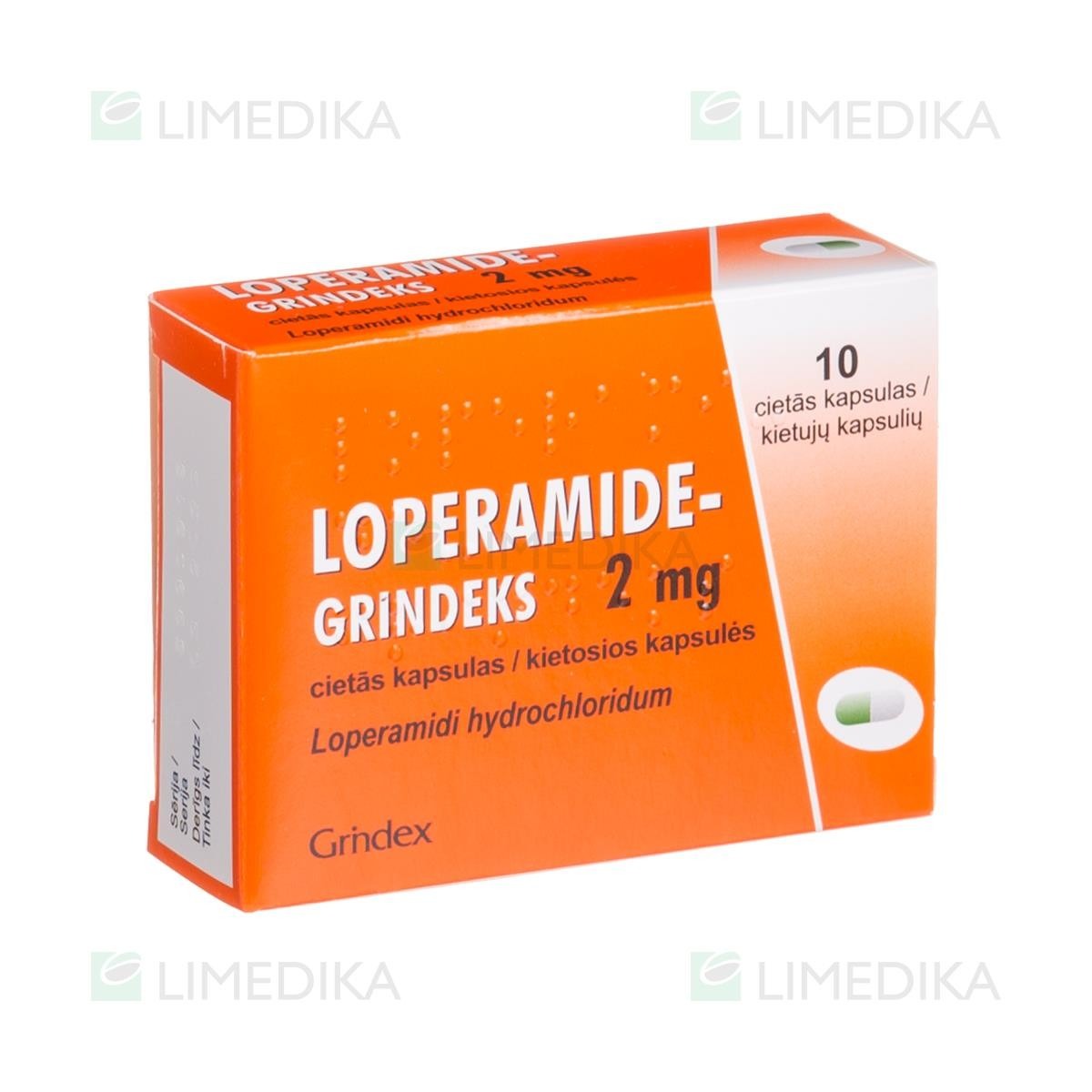 LOPERAMIDE-GRINDEKS 2 mg