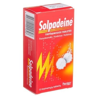 Solpadeine 500 mg/8 mg/30 mg