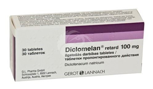 Diclomelan retard 100 mg