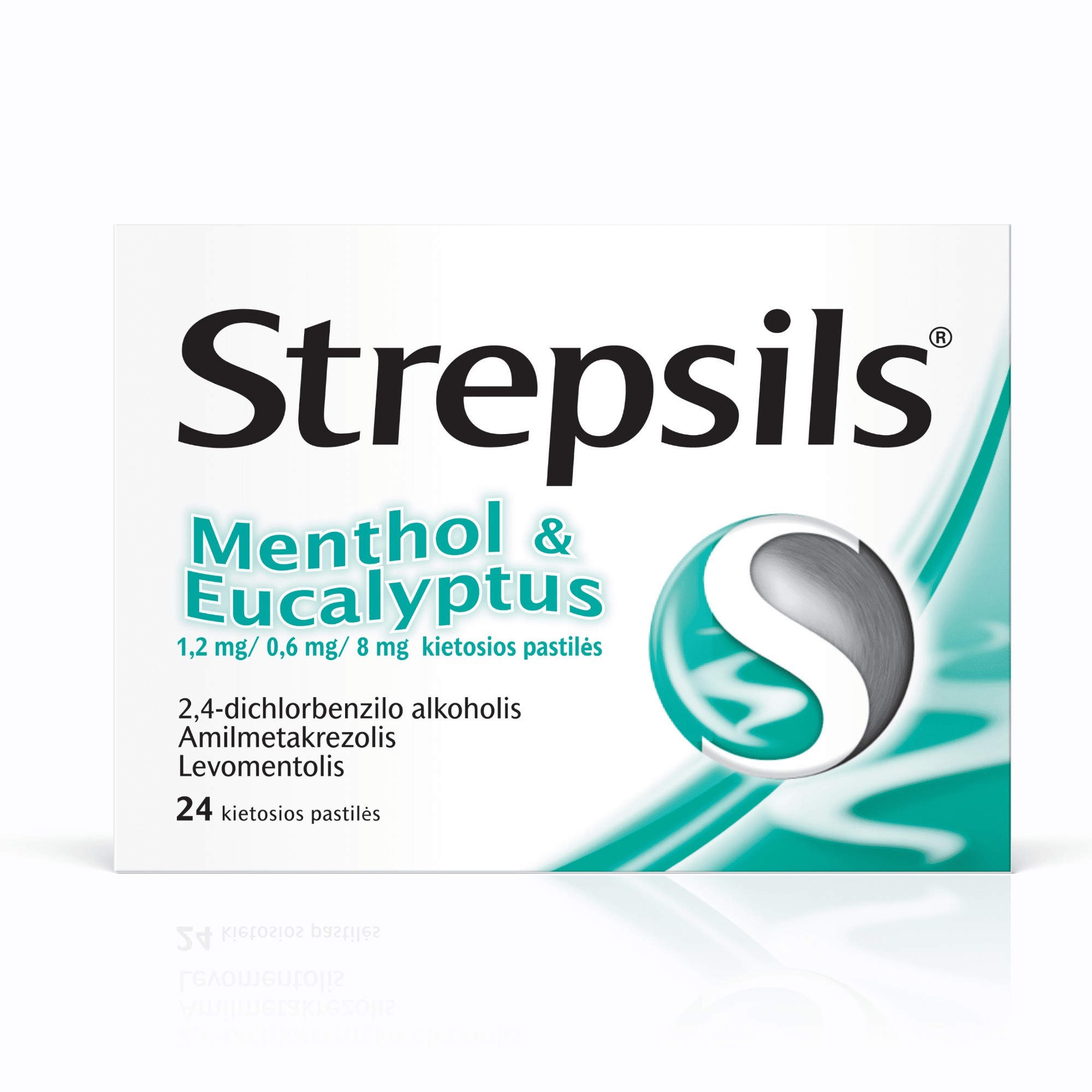 Strepsils Menthol & Eucalyptus 1,2 mg/0,6 mg/8 mg