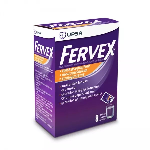 FERVEX 500 mg/25 mg/200 mg