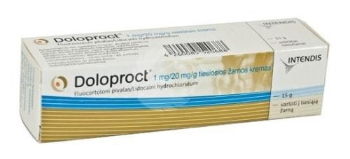 Doloproct 1 mg/20 mg/g