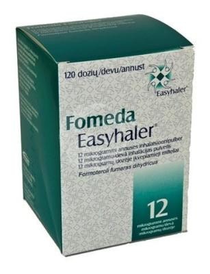 Fomeda Easyhaler 12 µg/dozėje