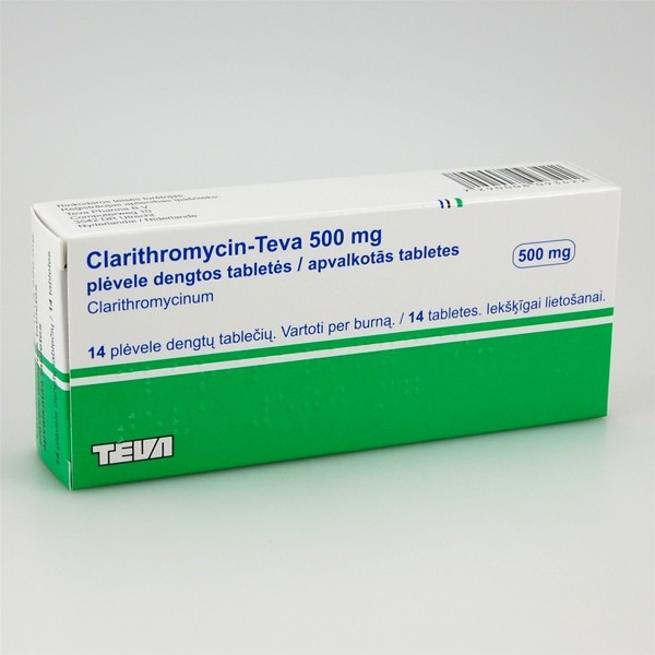 Clarithromycin-Teva 500 mg