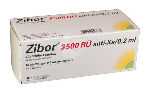 Zibor 3500 anti-Xa TV/0,2 ml