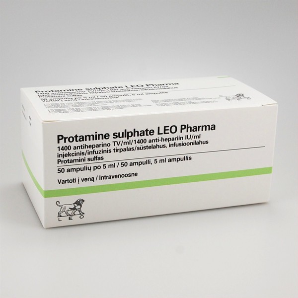 Protamine sulphate LEO Pharma 1400 TV/ml
