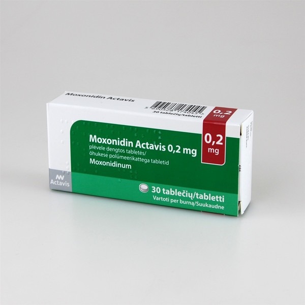 Moxonidin Actavis 0,2 mg
