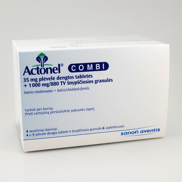 Actonel Combi 35 mg + 1000 mg/880 TV