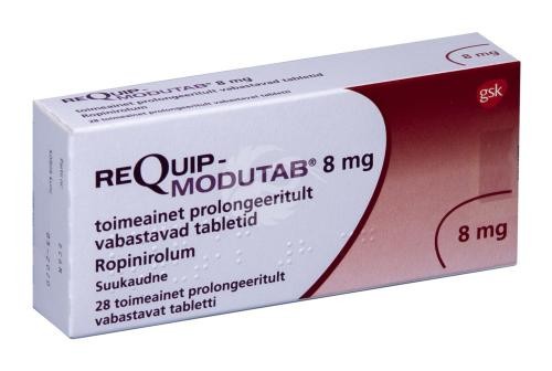 REQUIP - MODUTAB 8 mg