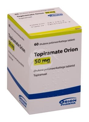 Topiramat Orion 50 mg