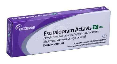 Escitalopram Actavis 10 mg