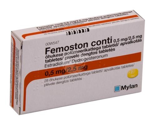 Femoston conti 0,5 mg/2,5 mg