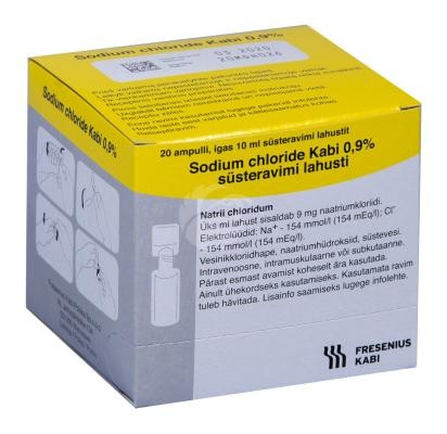 Sodium chloride Kabi 9 mg/ml
