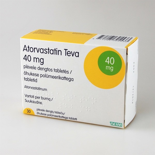 Atorvastatin Teva 40 mg