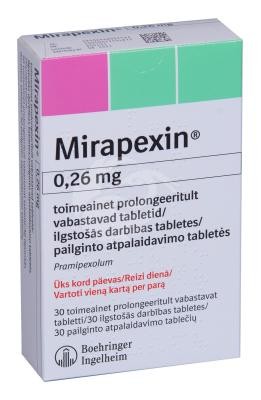 Mirapexin 0,26 mg