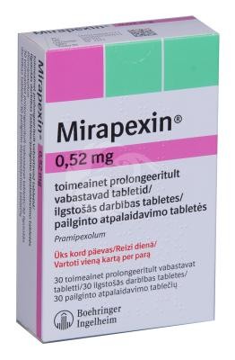 Mirapexin 0,52 mg