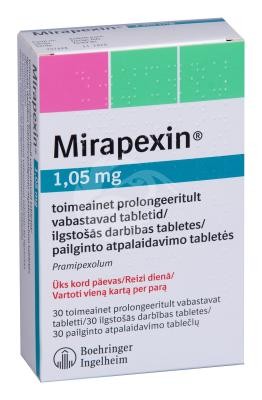 Mirapexin 1,05 mg