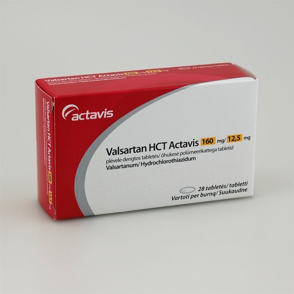 Valsartan HCT Actavis 160 mg/12,5 mg