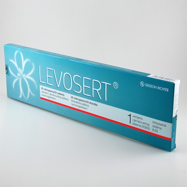 LEVOSERT 20 µg/24 val.