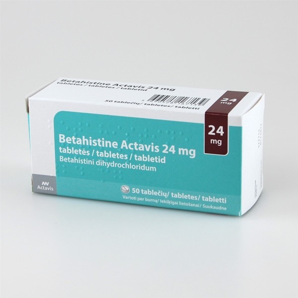 Betahistine Actavis 24 mg