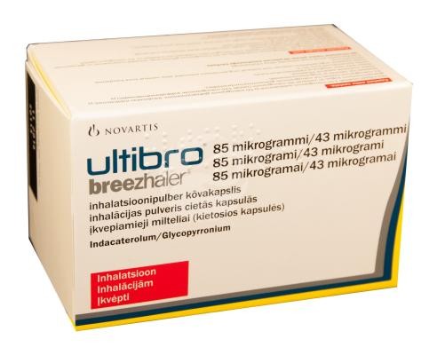 Ultibro Breezhaler 85 µg/43 µg