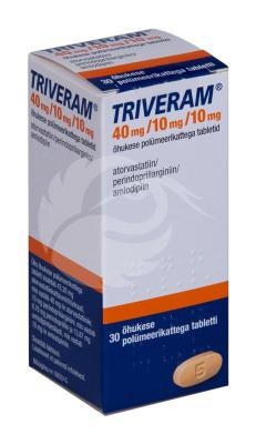 TRIVERAM 40 mg/10 mg/10 mg