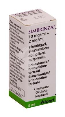 Simbrinza 10 mg/2 mg/ml