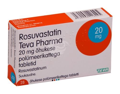 Rosuvastatin Teva Pharma 20 mg
